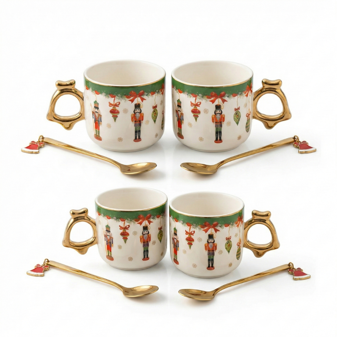 Yılbaşı Concept Porselen Kupa(4lü)