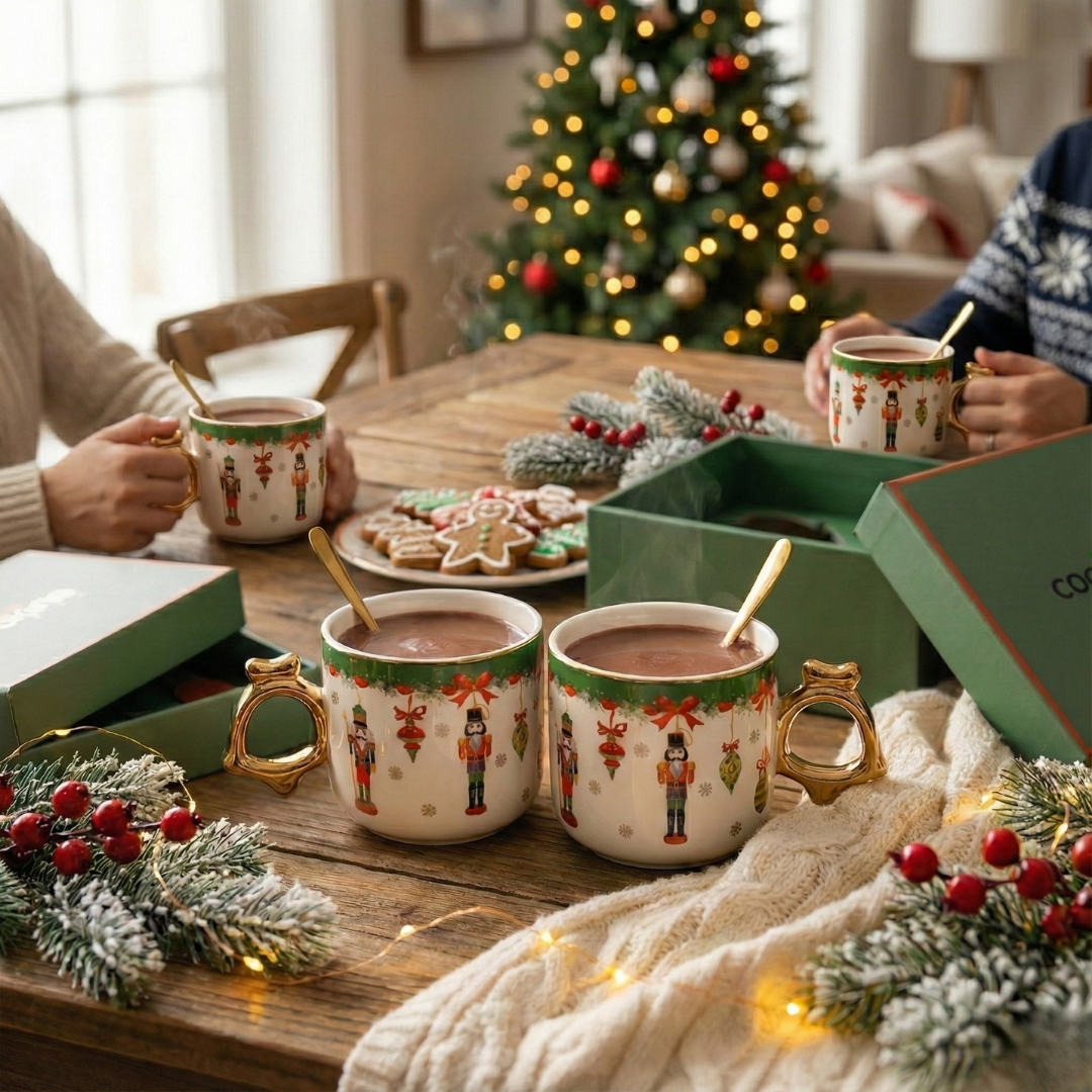 Yılbaşı Concept Porselen Kupa(4lü)