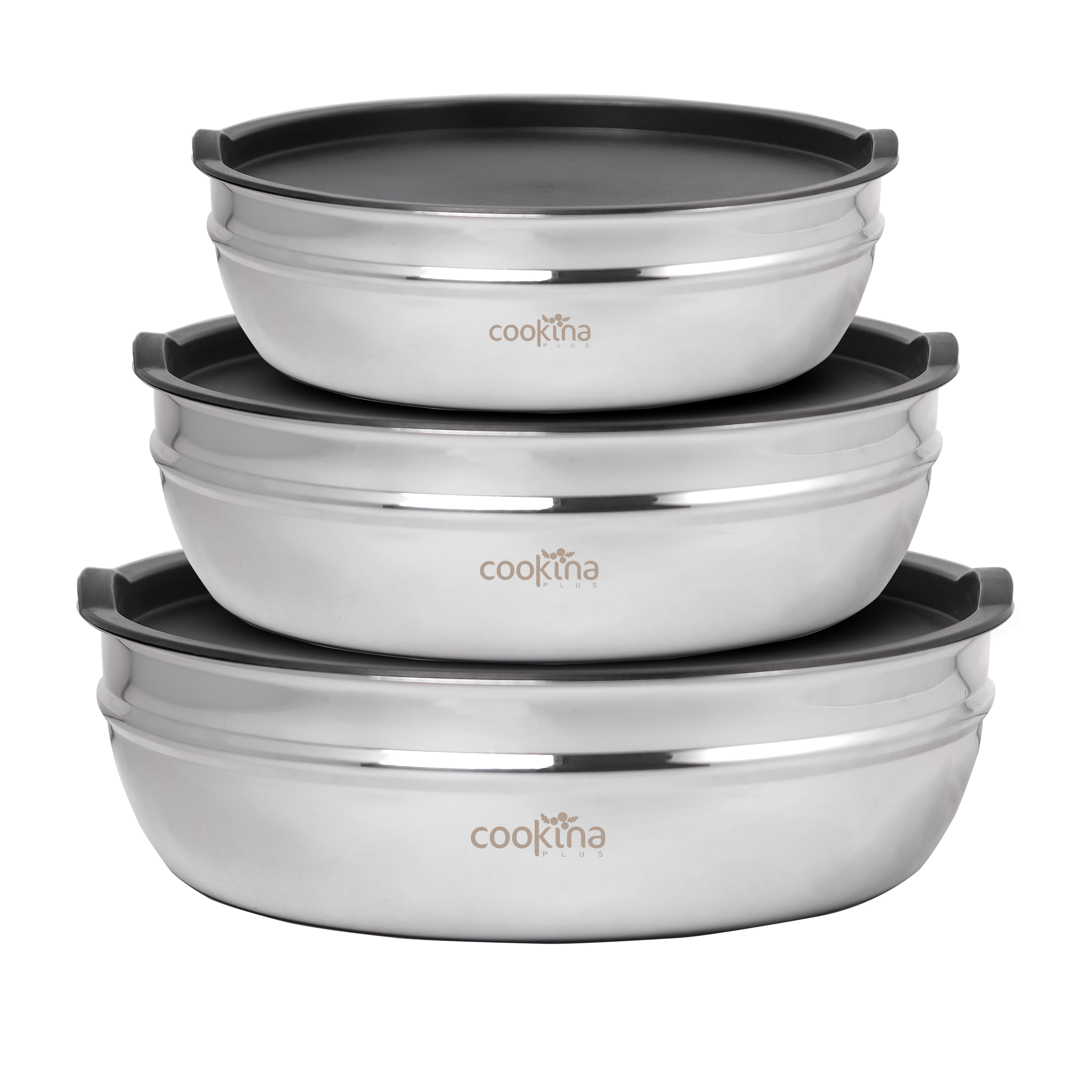 4'lü Çelik Mutfak Gereçleri Seti