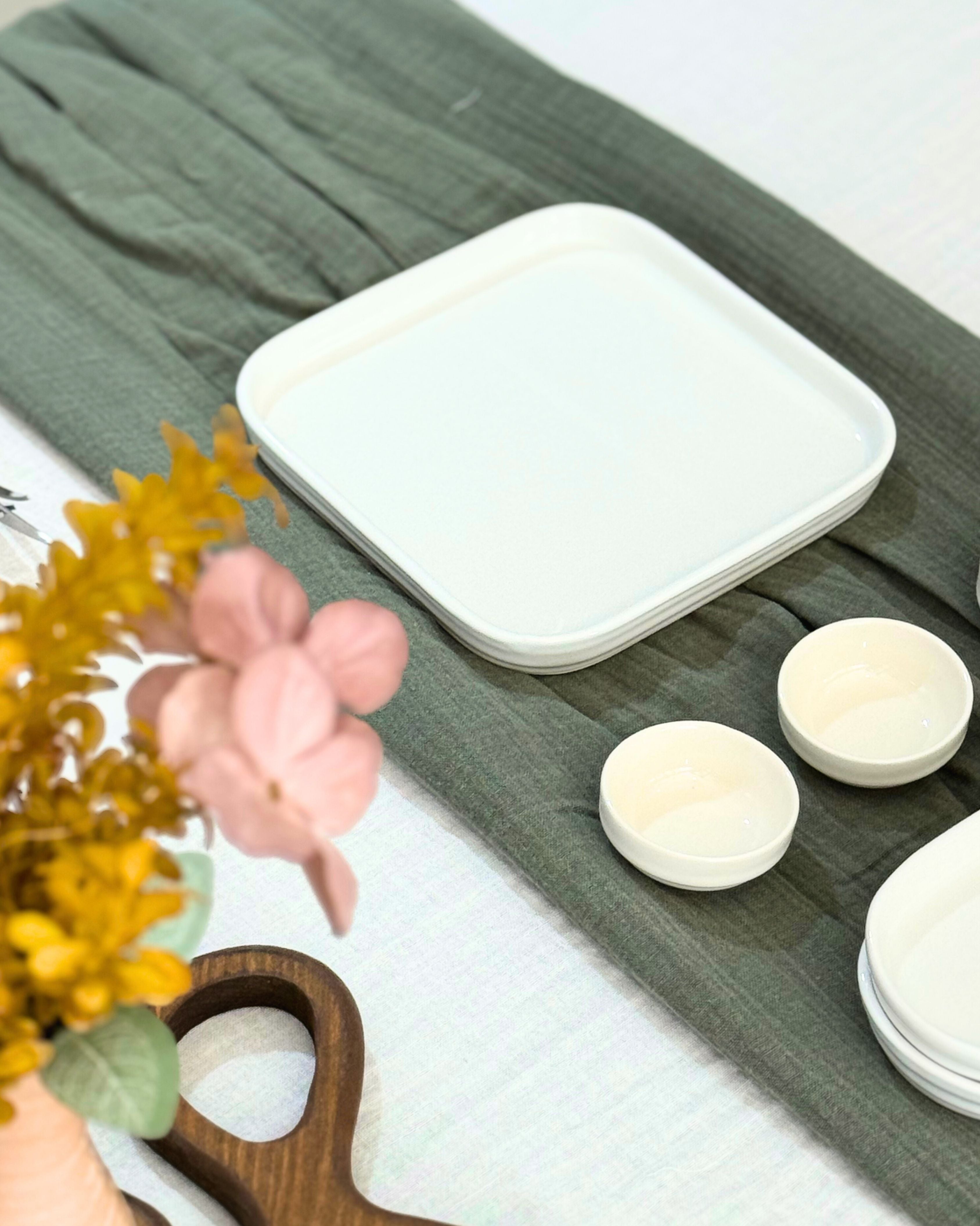 Kahvaltı Takımı 18 Parça Bohem Beyaz mı