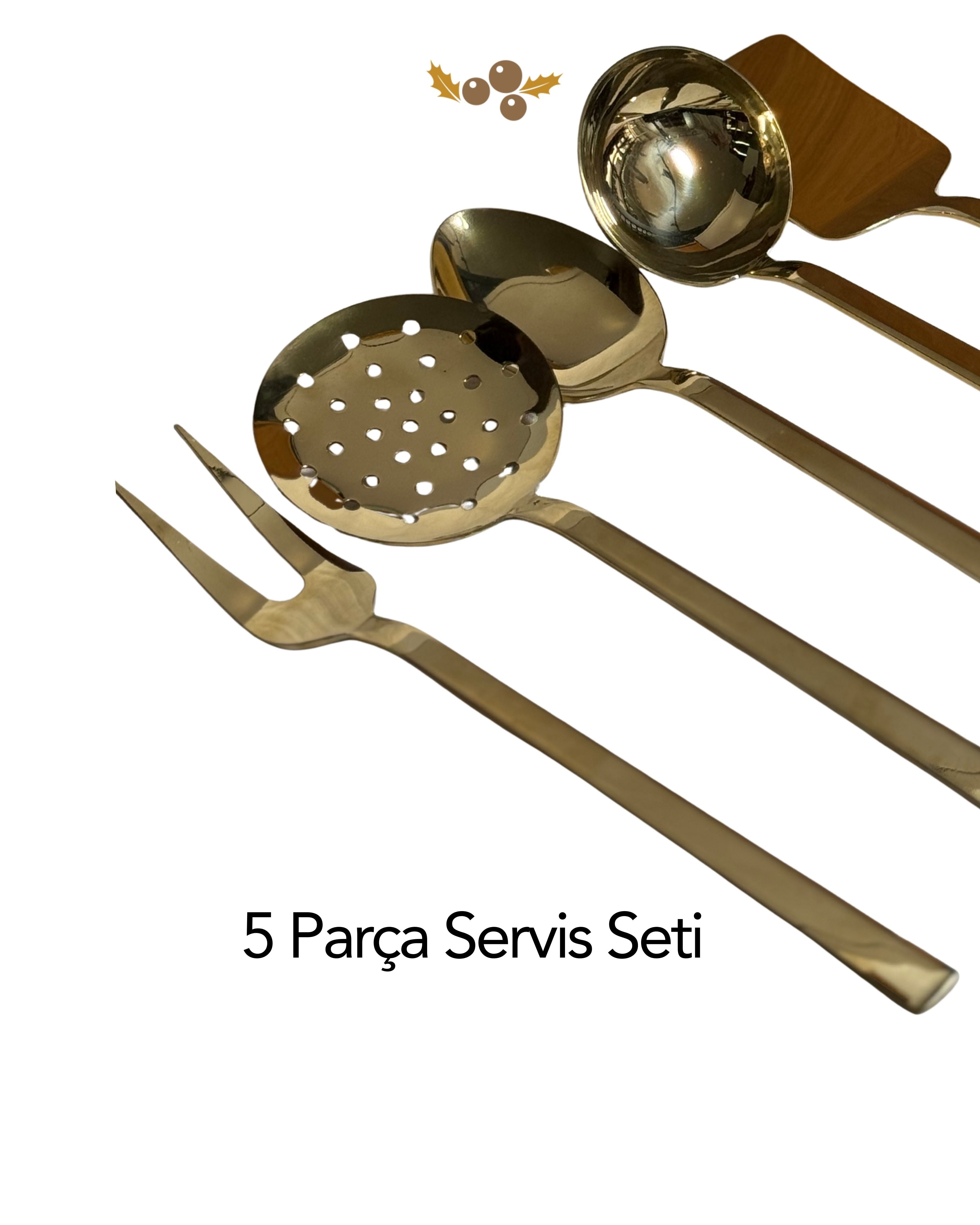 7 Parça Biogranit Tencere Seti + 5 Parça Servis Seti Hediye