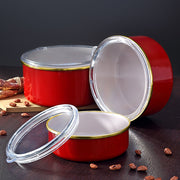 6 Parça Kırmızı Saklama Kabı