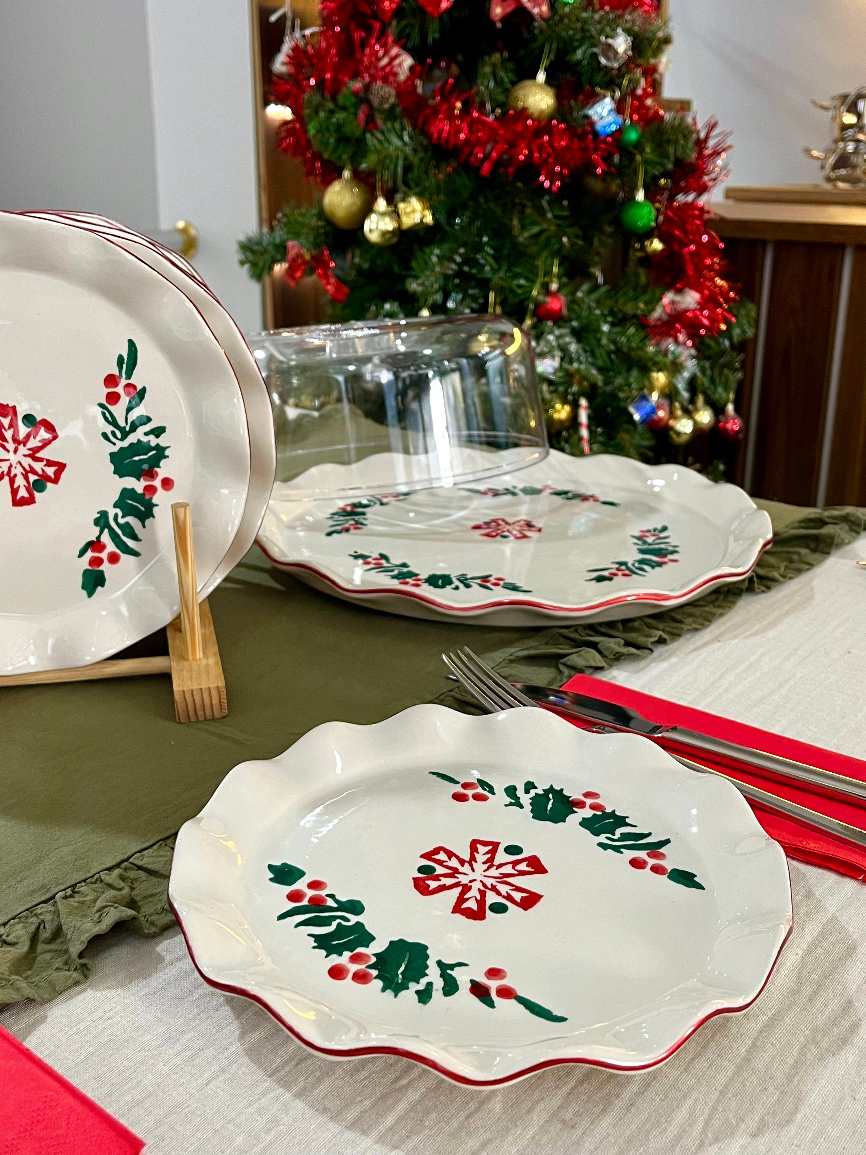 Kukina Desenli Yılbaşı Pasta Seti