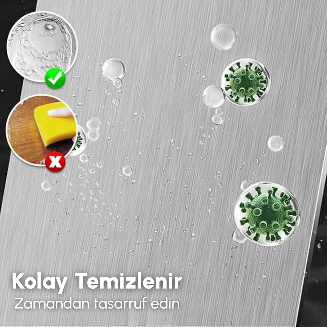 Cookina Plus Paslan Çelik Kesme Panosu 2'li