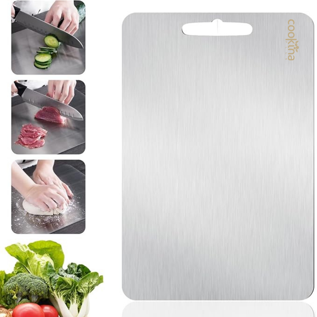 Cookina Plus Paslan Çelik Kesme Panosu 2'li