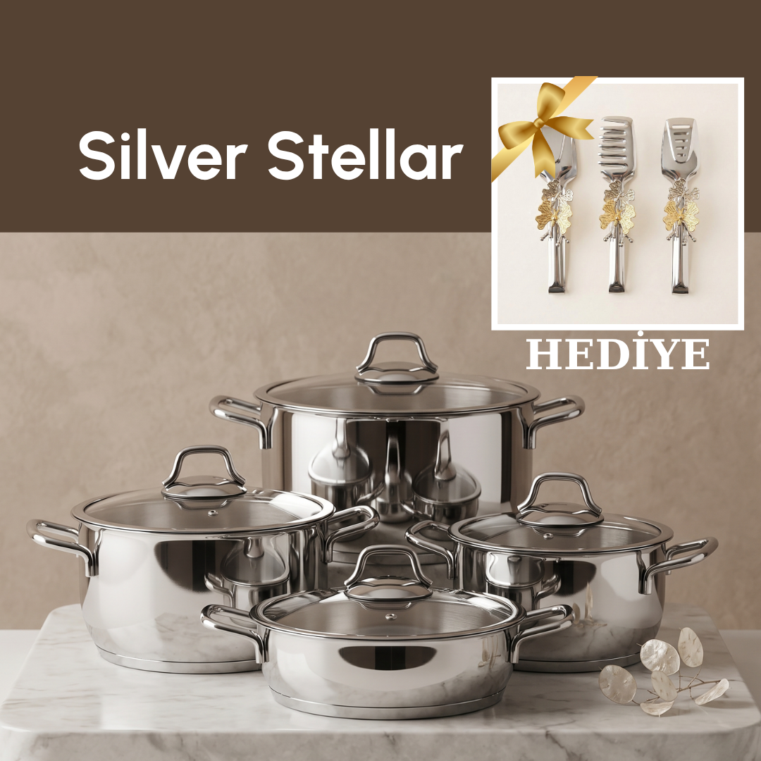 Silver Stellar & Royal Butterfly Servis Seti Hediye (11 Parça)