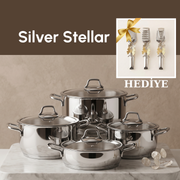 Silver Stellar & Royal Butterfly Servis Seti Hediye (11 Parça)