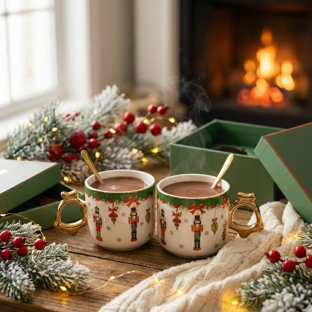 Yılbaşı Concept Porselen Kupa(2'li)